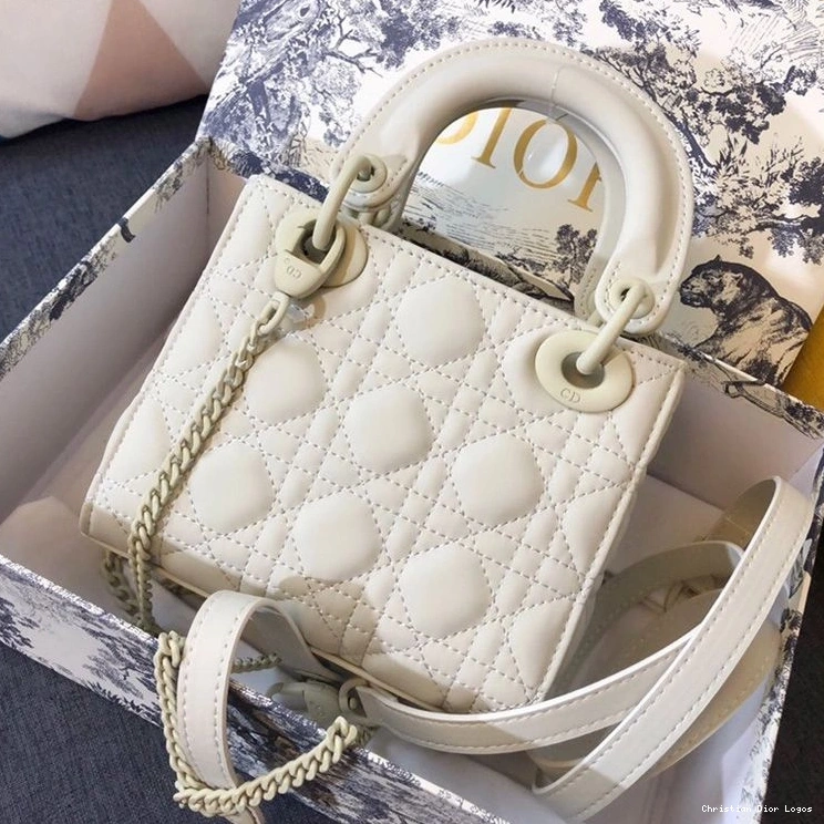 Cheap Ultramatte White Bag Dior Mini Lady Calfskin 0707 Luxury